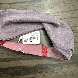 NWT Lululemon reversible fringe fighter headband